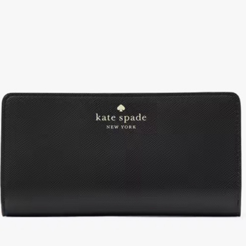 Kate Spade Brynn Saffiano PVC large bifold wallet